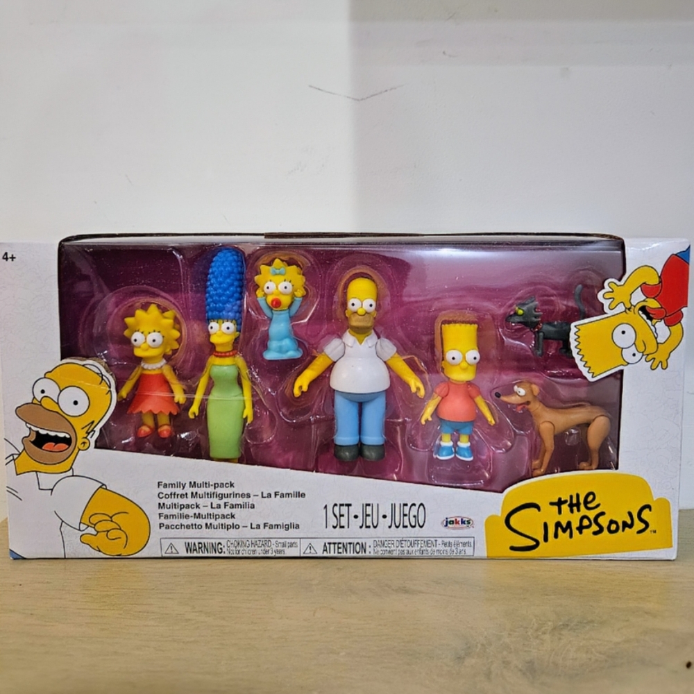 Simpson's 5" Figures Family 4 Pack Action Figure Jakks